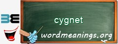 WordMeaning blackboard for cygnet